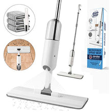 Carica l'immagine nel visualizzatore di Gallery, O'woda Spray Mop, Mocio in Microfibra con Spruzzatore 450ML, Rotante di 360...