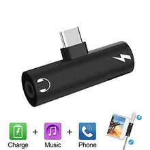 Carica l'immagine nel visualizzatore di Gallery, jack usb c, 2 in 1 Aux USB Tipo C Adattatore Jack Cuffie 3,5 mm Audio...