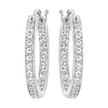 Carica l'immagine nel visualizzatore di Gallery, Swarovski Cerchi Sommerset, Cristallo Bianco, Rodiati, da Donna - Ilgrandebazar