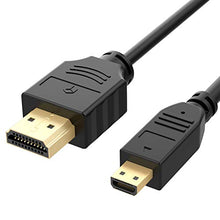Carica l'immagine nel visualizzatore di Gallery, Rankie Cavo Micro HDMI a ad Alta velocità, Supporta Ethernet, 1.8m, Nero