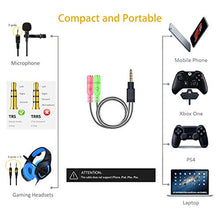 Carica l'immagine nel visualizzatore di Gallery, MillSO Cuffie Cavo Sdoppiatore Adattatore Audio Y Jack da 3,5mm (3,5mm 2T1-20