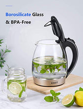 Carica l'immagine nel visualizzatore di Gallery, Bollitore Acqua Elettrico, KIKET in Vetro con...