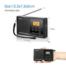 Carica l'immagine nel visualizzatore di Gallery, Radio Portatile Digitale Mini FM AM Tascabile Radiolina DSP R-05