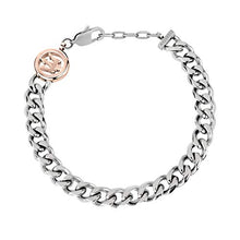Carica l'immagine nel visualizzatore di Gallery, Bracciale da uomo, Collezione Maserati Jewels, in acciaio con dettaglio in... - Ilgrandebazar