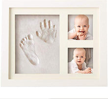 Carica l'immagine nel visualizzatore di Gallery, Bubzi Co Cornice con impronta bimbo in argilla – Kit portafoto impronta...