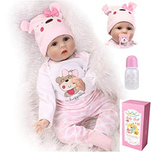 Carica l'immagine nel visualizzatore di Gallery, ZIYIUI Reborn Bambola Bambino Simulazione Silicone Vinile Morbido 22 Pollici...