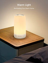 Carica l'immagine nel visualizzatore di Gallery, Lampada da Tavolo Controllo Touch 3 Livelli Luce Bianca Calda Regolabile RGB...