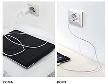 Carica l'immagine nel visualizzatore di Gallery, 4Box 4B.AM.USB Caricatore USB 2.1 Ampere Compatibile con Bticino Bianco - Ilgrandebazar