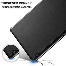 Carica l'immagine nel visualizzatore di Gallery, IVSO Custodia Cover per Huawei Mediapad T5 10, Slim Smart Nero + 1 Pack