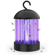 Carica l'immagine nel visualizzatore di Gallery, Lampada Zanzara Elettrica, Luce UV Attira Zapper per Zanzare a Scossa...