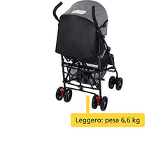 Carica l'immagine nel visualizzatore di Gallery, Safety 1St Rainbow Passeggino Leggero e Reclinabile, Pieghevole Black Chic