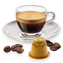 Carica l'immagine nel visualizzatore di Gallery, Note D'Espresso Caffè Qualità Oro, Capsule Compatibili Soltanto con Sistema NESPRESSO, 100 Caps