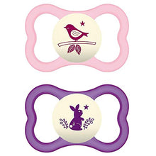 Carica l'immagine nel visualizzatore di Gallery, MAM Day &amp; Night Air - Ciuccio in silicone, 16 + Night, set da 4...