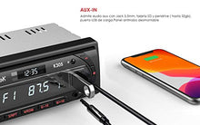 Carica l'immagine nel visualizzatore di Gallery, Autoradio Bluetooth RDS Stereo avylet ieGeek, Luce dei Tasti a 7 Colori, 60WX4...