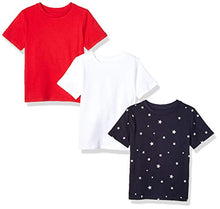 Carica l'immagine nel visualizzatore di Gallery, Amazon Essentials Boys' 3-Pack Short Sleeve Tee Bambino - Ilgrandebazar