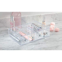 Carica l'immagine nel visualizzatore di Gallery, iDesign Porta trucchi con 4 cassetti, Mini cassettiera per make up,...