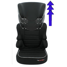 Carica l'immagine nel visualizzatore di Gallery, Mycarsit Nania schienale alto – Seggiolino auto per bambini, da 9 a 36 Grey - Ilgrandebazar