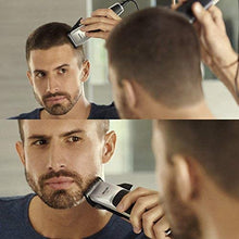 Carica l'immagine nel visualizzatore di Gallery, Philips HC5100/15 Pro Clipper Regolacapelli con Motore Lineare e Lame Tip2Tip, Lame 100% Inox, 7 Pettini (0.5-25 mm), Cavo da 2.80 m