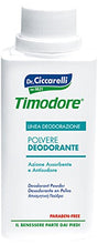 Carica l'immagine nel visualizzatore di Gallery, Timodore Polvere Deodorante, 250 gr 250 g (Confezione da 1)