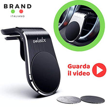 Carica l'immagine nel visualizzatore di Gallery, soleilx Supporto Auto Smartphone Magnetico Universale Porta Cellulare Nero - Ilgrandebazar