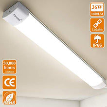 Carica l'immagine nel visualizzatore di Gallery, Airand Plafoniere Led 120CM 36W 3600LM Ultraslim Collegabili 120CM-36W