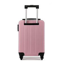 Carica l'immagine nel visualizzatore di Gallery, Kono Trolley rigido in ABS Bagaglio a Mano Valigia Rigida e Leggera con Rosa