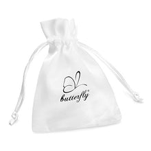 Carica l'immagine nel visualizzatore di Gallery, butterfly Bambine Ragazze Orecchini Argento Vero Swarovski Elements Chiaro