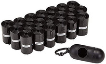 Carica l'immagine nel visualizzatore di Gallery, AmazonBasics - Sacchetti per bisogni dei cani, con dispenser e clip 300 - Ilgrandebazar