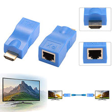 Carica l'immagine nel visualizzatore di Gallery, Extender HDMI, da 1080P a RJ45 Ethernet per segnale di rete...