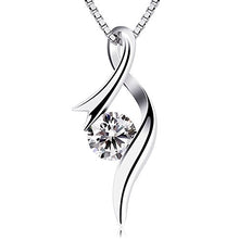 Carica l'immagine nel visualizzatore di Gallery, B.Catcher collana da donna in argento con pendente zircone a diamante - Ilgrandebazar