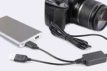 Carica l'immagine nel visualizzatore di Gallery, [Versione aggiornata] DR-E6 Batteria fittizia accoppiatore CC PACK-E6...