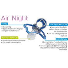 Carica l'immagine nel visualizzatore di Gallery, MAM, ciuccio in silicone Air Night, 6-16 blau
