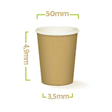 Carica l'immagine nel visualizzatore di Gallery, Palucart 500 Bicchieri in Carta per Caffe 75ml Colore Avana biodegradabili... - Ilgrandebazar