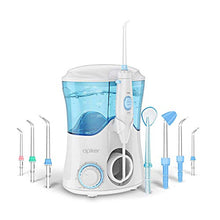 Carica l'immagine nel visualizzatore di Gallery, Idropulsore Dentale con 8 Beccucci Multifunzione, Aquapik Irrigatore Bianco