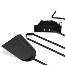 Carica l'immagine nel visualizzatore di Gallery, Relaxdays 10022290 Accessori Camino, 5 Pezzi, Moderno, Porta-Attrezzi,...