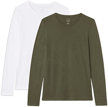 Carica l'immagine nel visualizzatore di Gallery, Marchio Amazon - MERAKI T-shirt Girocollo a Manica Lunga Donna - Ilgrandebazar