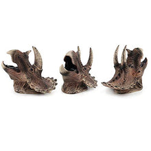 Carica l'immagine nel visualizzatore di Gallery, Kobwa - Marionetta a forma di dinosauro, 21,08 cm, in morbida Triceratops - Ilgrandebazar