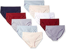 Carica l'immagine nel visualizzatore di Gallery, Standard Cotton Stretch Hi-cut Brief Panty, 6-pack,...