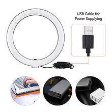 Carica l'immagine nel visualizzatore di Gallery, Andoer Luce ad Anello LED da 10 Pollici con Treppiede Supporto per Telefono...