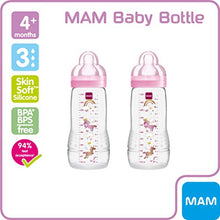 Carica l'immagine nel visualizzatore di Gallery, Mam - Easy Active Biberon con tettarella flusso veloce, 330 ml, Porpora - Ilgrandebazar