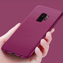Carica l'immagine nel visualizzatore di Gallery, X-level Custodia per Samsung Galaxy S9,Morbido TPU Cover Slim S9-Vino Rosso