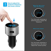 Carica l'immagine nel visualizzatore di Gallery, TECKNET Bluetooth FM Transmitter, Wireless Trasmettitore Radio con Argento