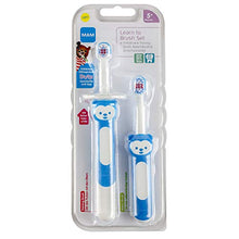 Carica l'immagine nel visualizzatore di Gallery, MAM 70513711 - Set di spazzolini per bambini, Blu, età 5+ mesi