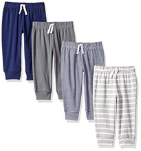 Carica l'immagine nel visualizzatore di Gallery, Amazon Essentials 4-Pack Pull-on Pant Bimbo 0-24 - Ilgrandebazar