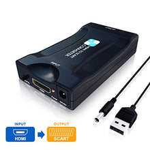 Carica l'immagine nel visualizzatore di Gallery, PORTHOLIC Convertitore da HDMI a SCART Adattatore Composito a