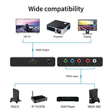 Carica l'immagine nel visualizzatore di Gallery, RGB a HDMI Convertitore, Portta YPbPr Component + R L a / Converter