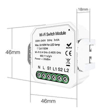Carica l'immagine nel visualizzatore di Gallery, WiFi Smart Light Switch Modulo interruttore fai-da-te Life/Tuya APP... - Ilgrandebazar