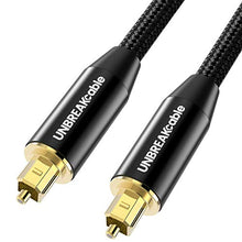 Carica l'immagine nel visualizzatore di Gallery, UNBREAKcable Cavo Ottico Audio Digitale Toslink 2M - [Placcato Oro] 2m