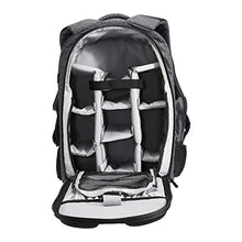 Carica l'immagine nel visualizzatore di Gallery, AmazonBasics - Zaino per fotocamera DSLR, poliestere 840D ad alta densità e...