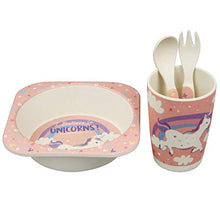 Carica l'immagine nel visualizzatore di Gallery, Lesser &amp; Pavey LP42974 unicorno in bambù eco-friendly 5 pezzi Set da tavola,... - Ilgrandebazar